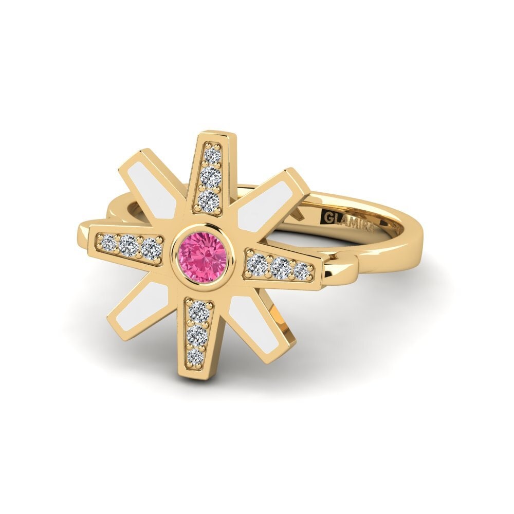 Ringe Stern Rosa Turmalin