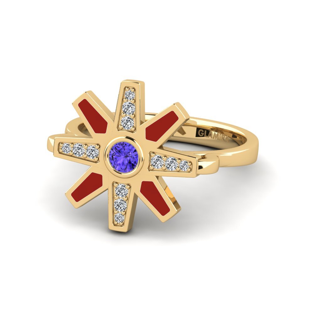 Ringe Stern Tansanit