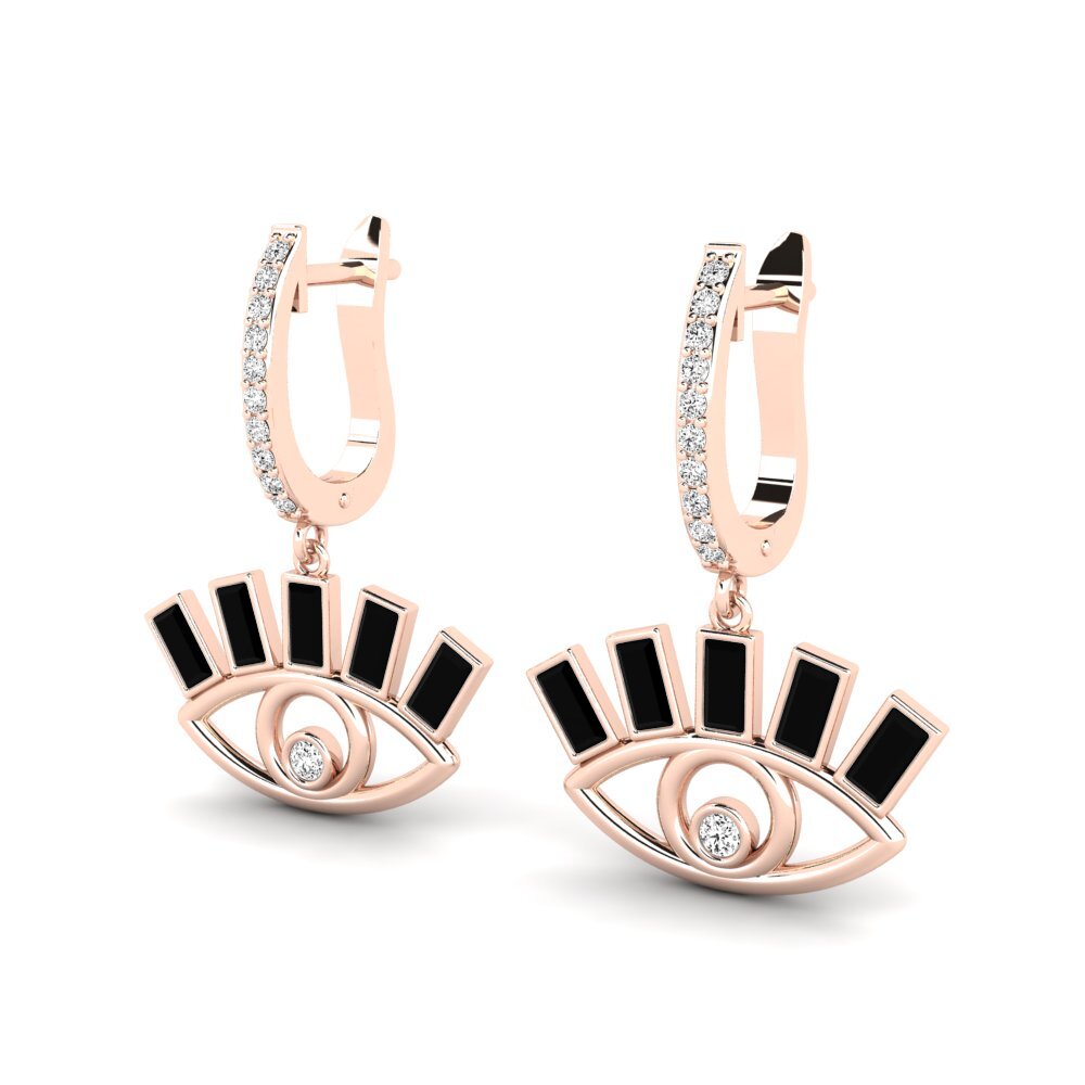 Black Onyx Women's Earring Applin