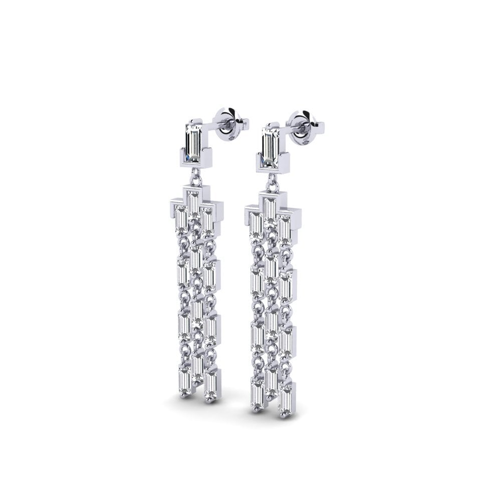 Plata 925 Circonita Pendiente de mujer Appreciate