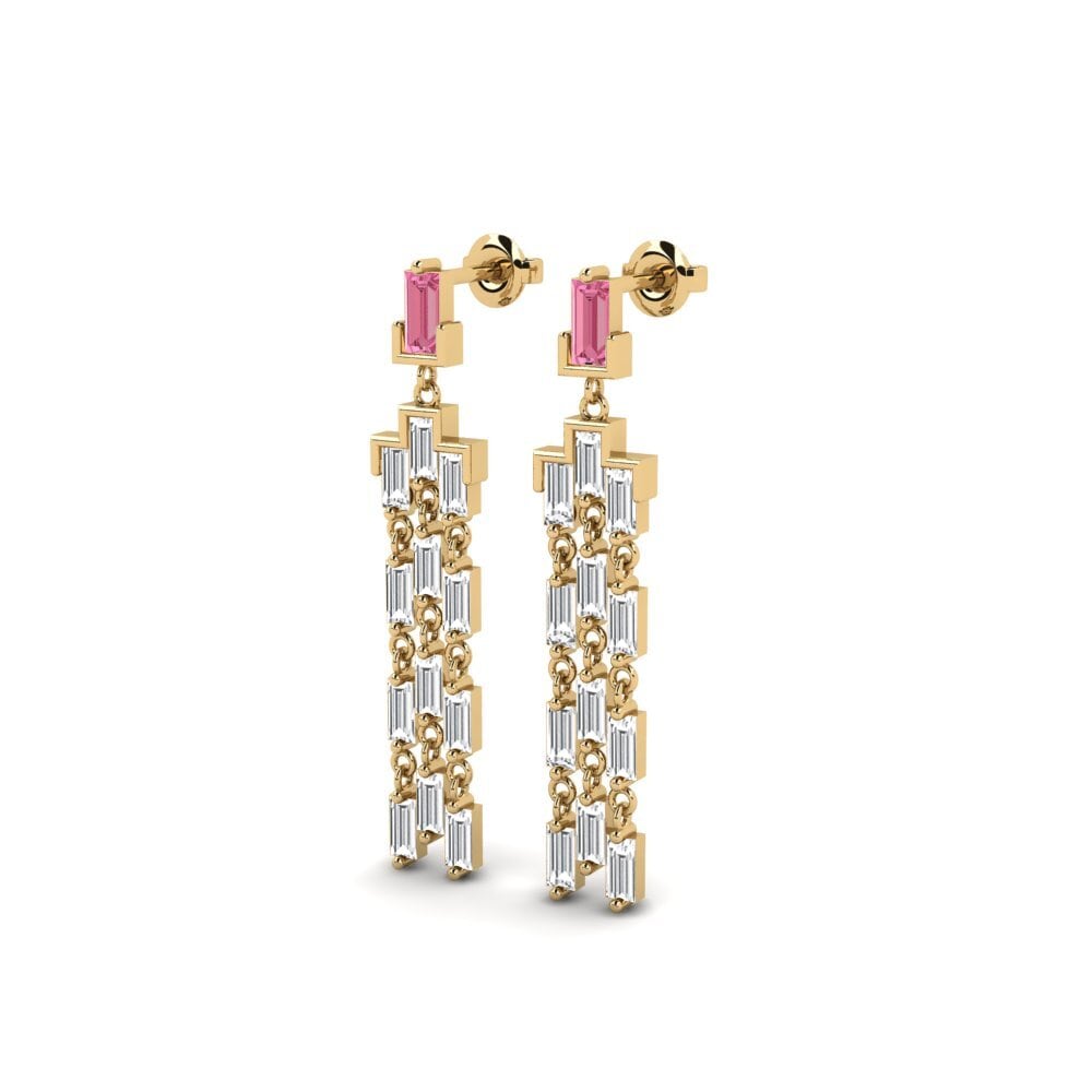 Pink Sapphire Women's Earring Appreciate