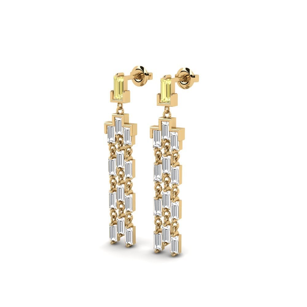 Yellow Sapphire Women's Earring Appreciate