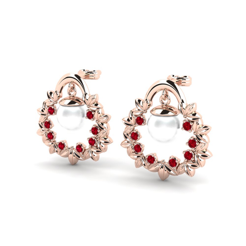Red Zirconia Women's Earring Appui