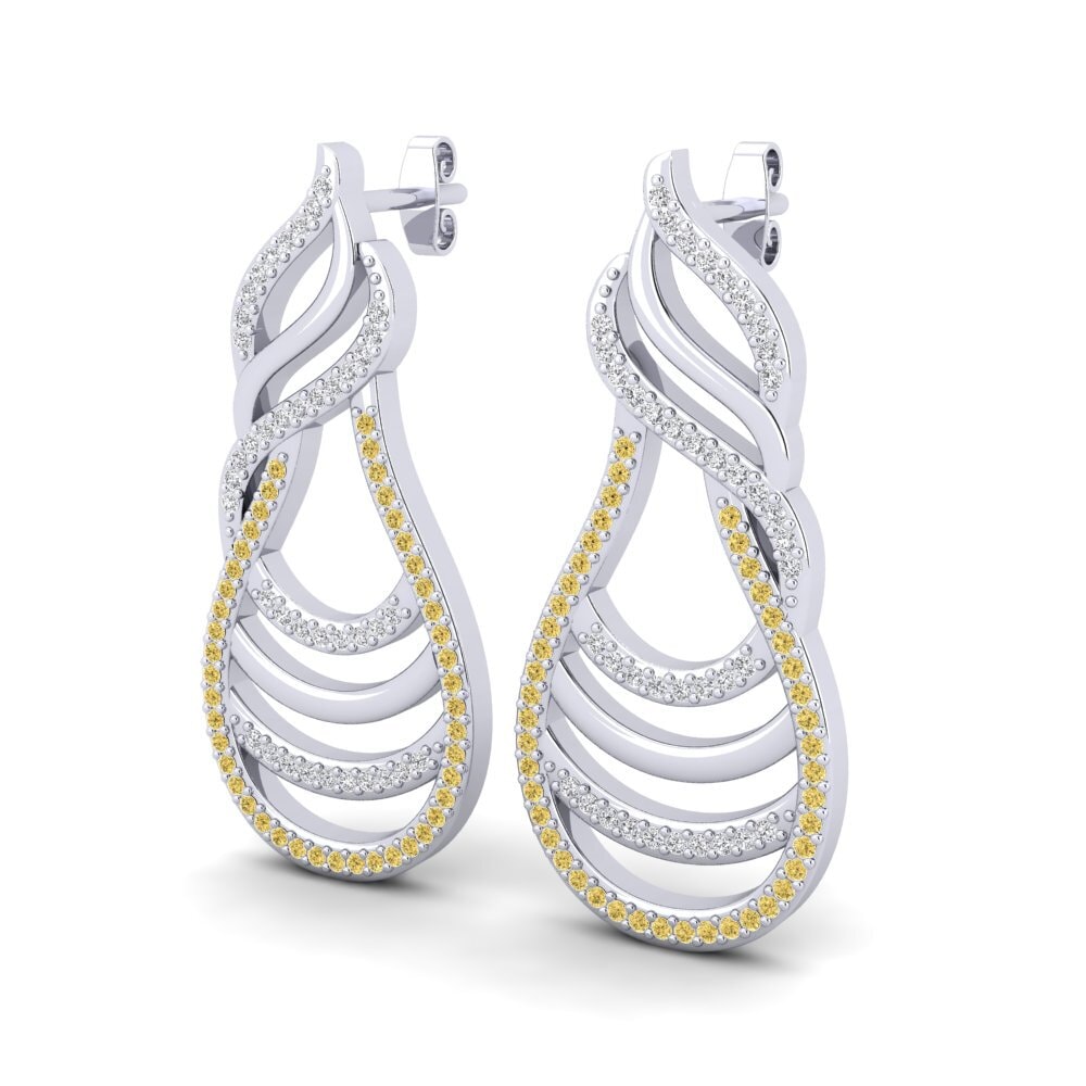Yellow Diamond Women's Earring Aprika