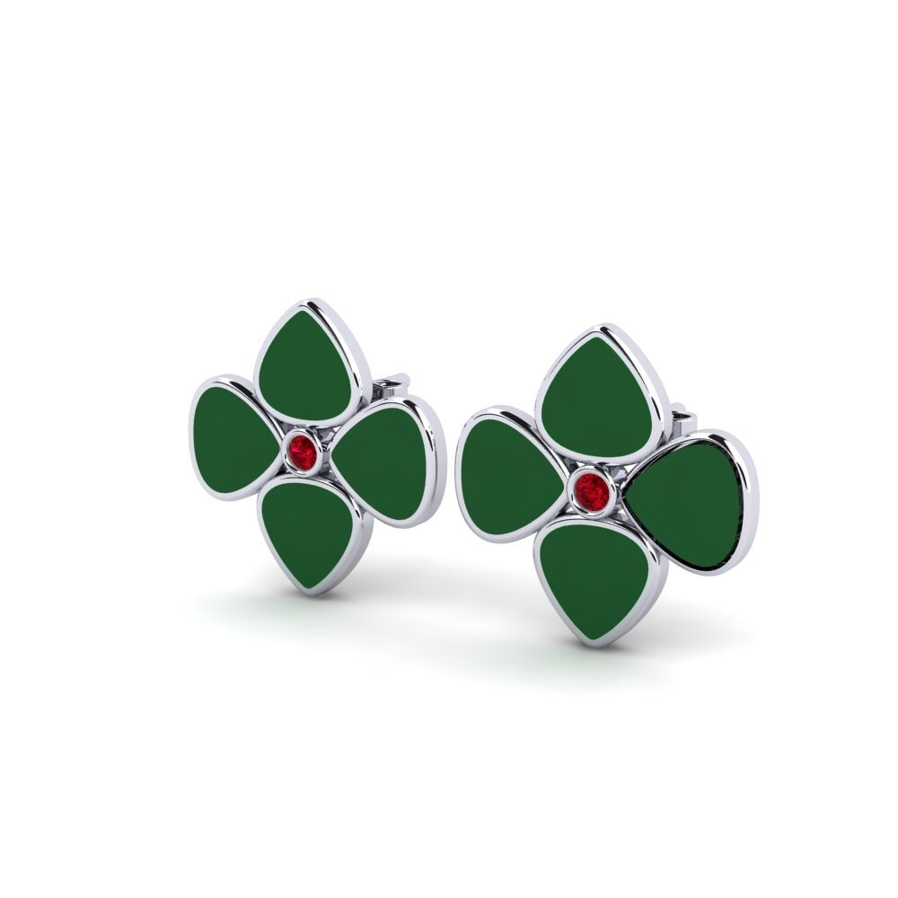 Red Zirconia Women's Earring Arace