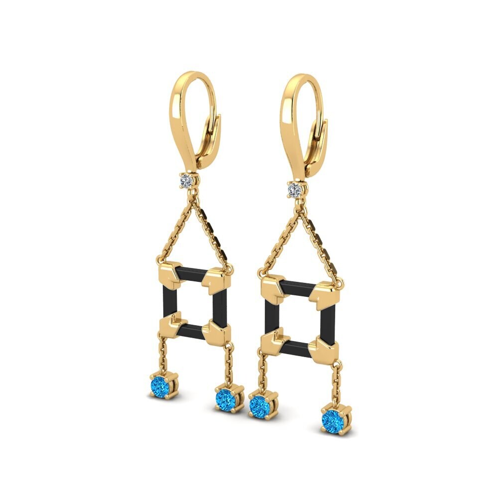 Blue Topaz Women's Earring Araiza