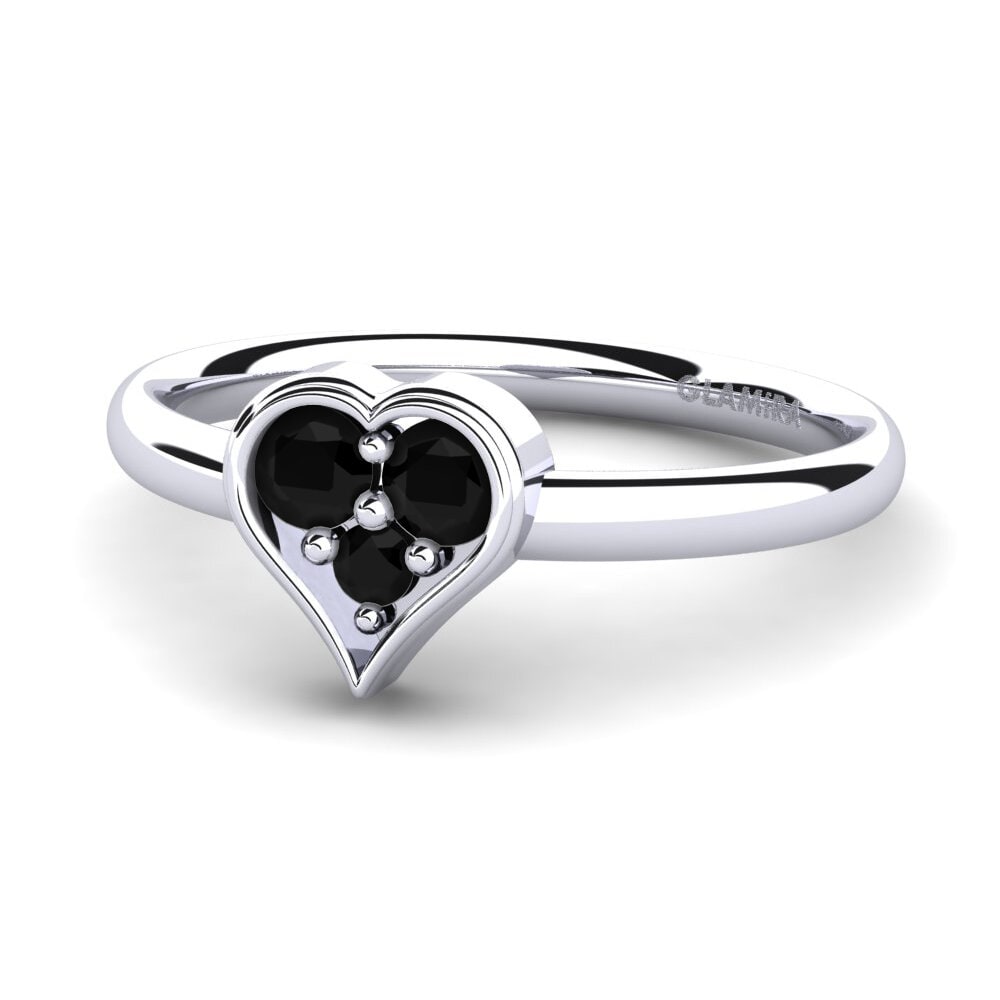 Diamante Nero Anello Aralyn