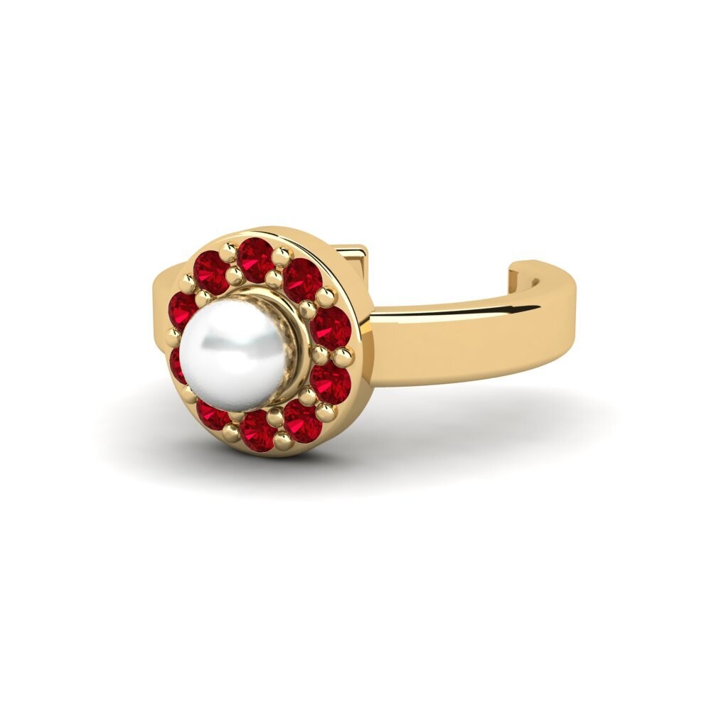 ruby-zirconia Conch Ear Cuff Aravo
