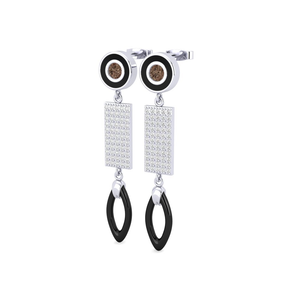 Smoky Quartz Women's Earring Arben