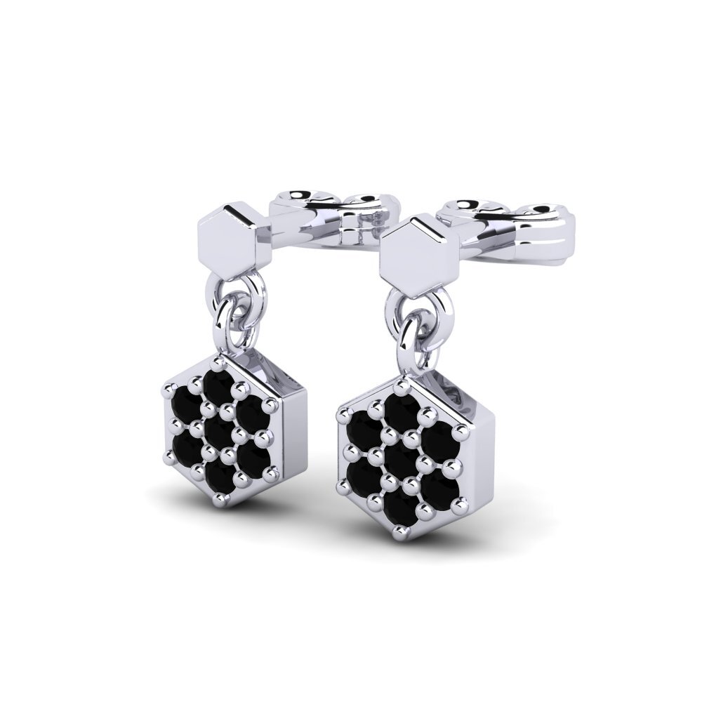 Black Sapphire Women's Earring Arbre