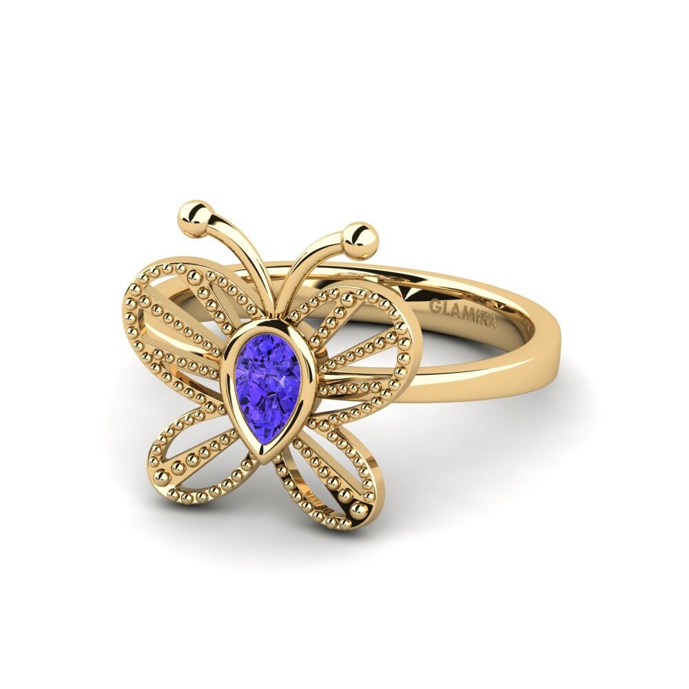 Pear Tanzanite Ring Archiduce