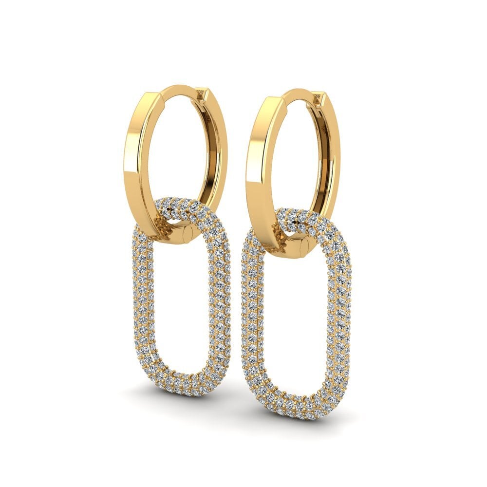 18ct Yellow Gold Women's Earring Archuleta