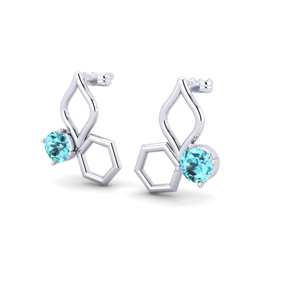 Blue Zircon Earring Ardath