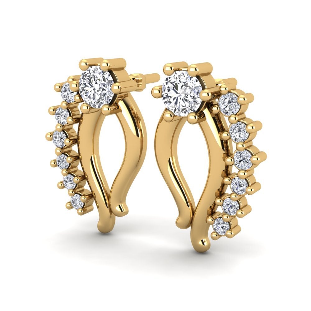 18ct Yellow Gold Women's Earring Arezo