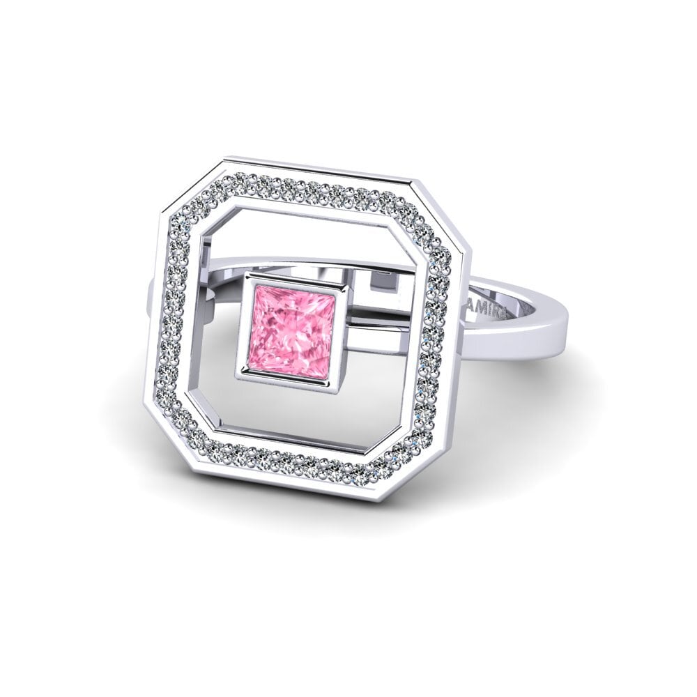 Princesa Zafiro Rosado Anillo Argyll