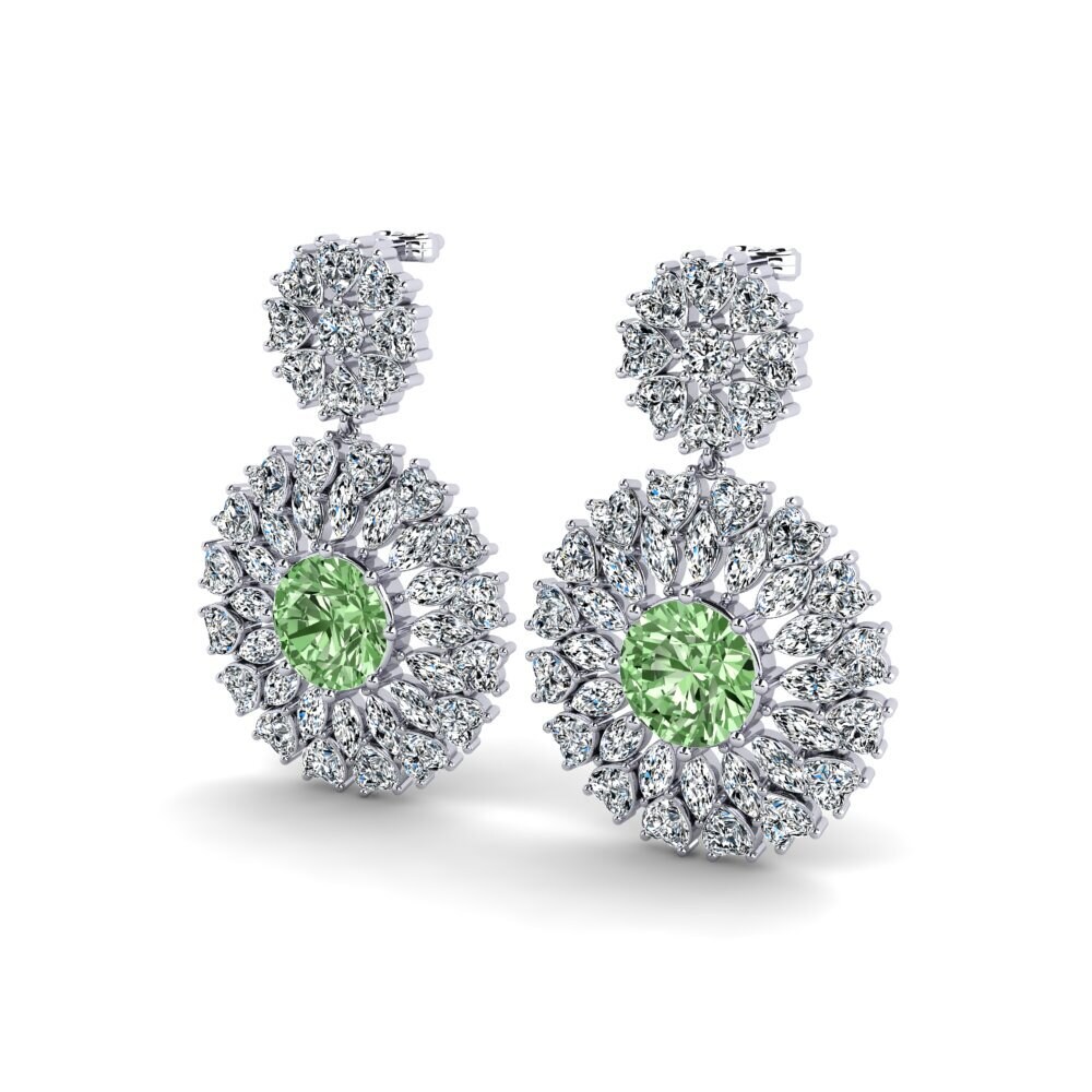 Green Diamond Women's Earring Argyros