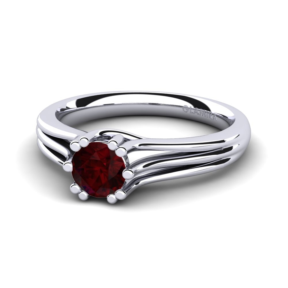 Garnet Engagement Ring Arian 0.5 crt