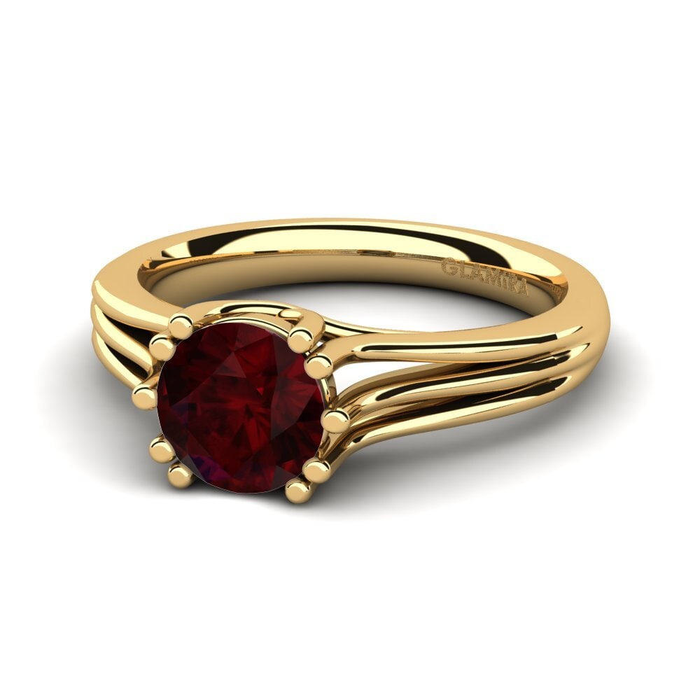 Garnet Engagement Ring Arian 0.8 crt