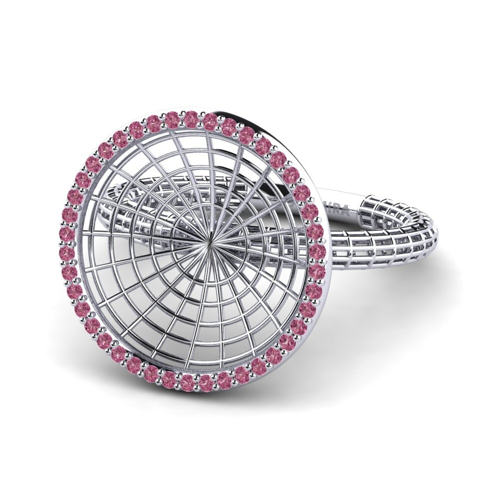 Granate Rhodolite Anillo Arid