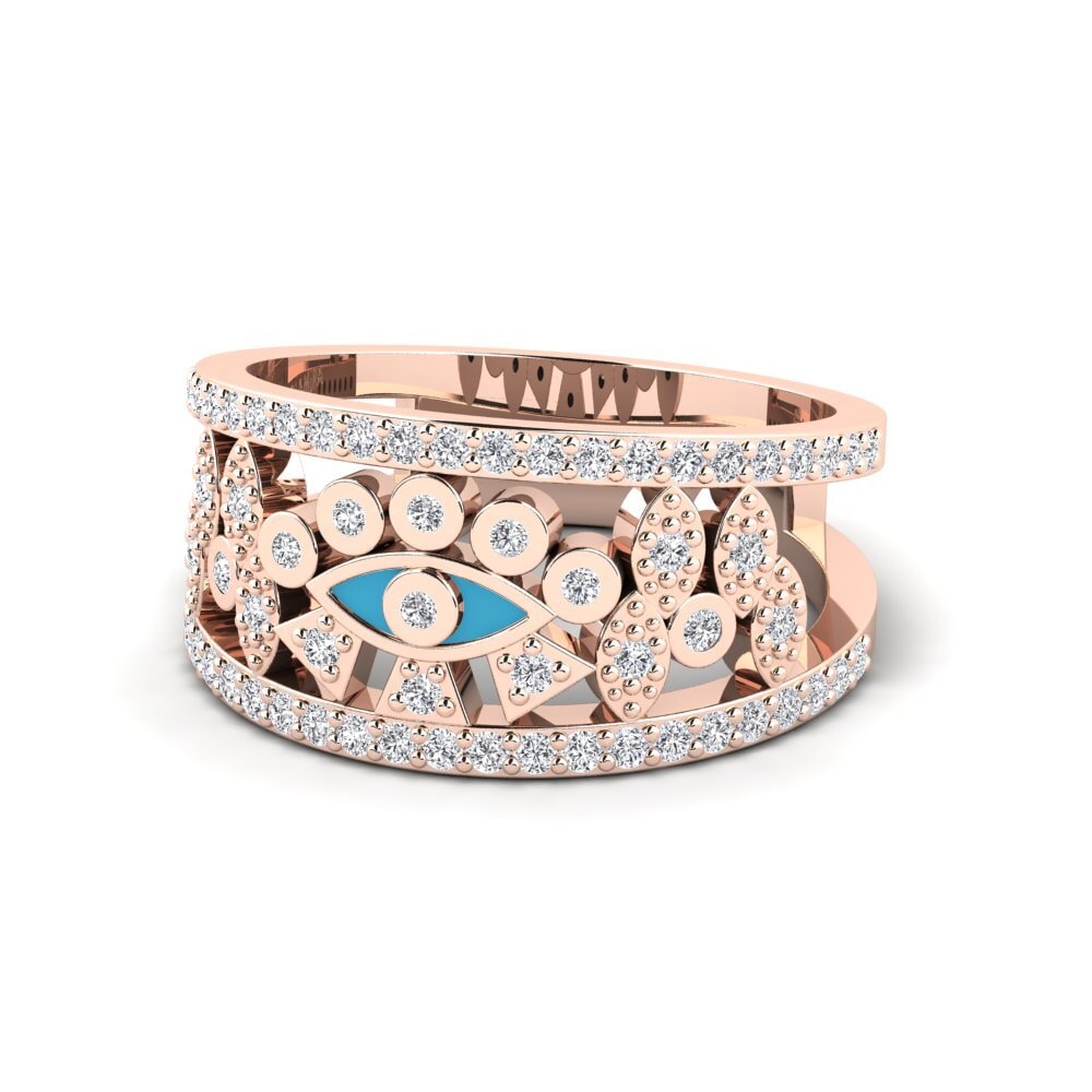 18ct Rose Gold Ring Arinna