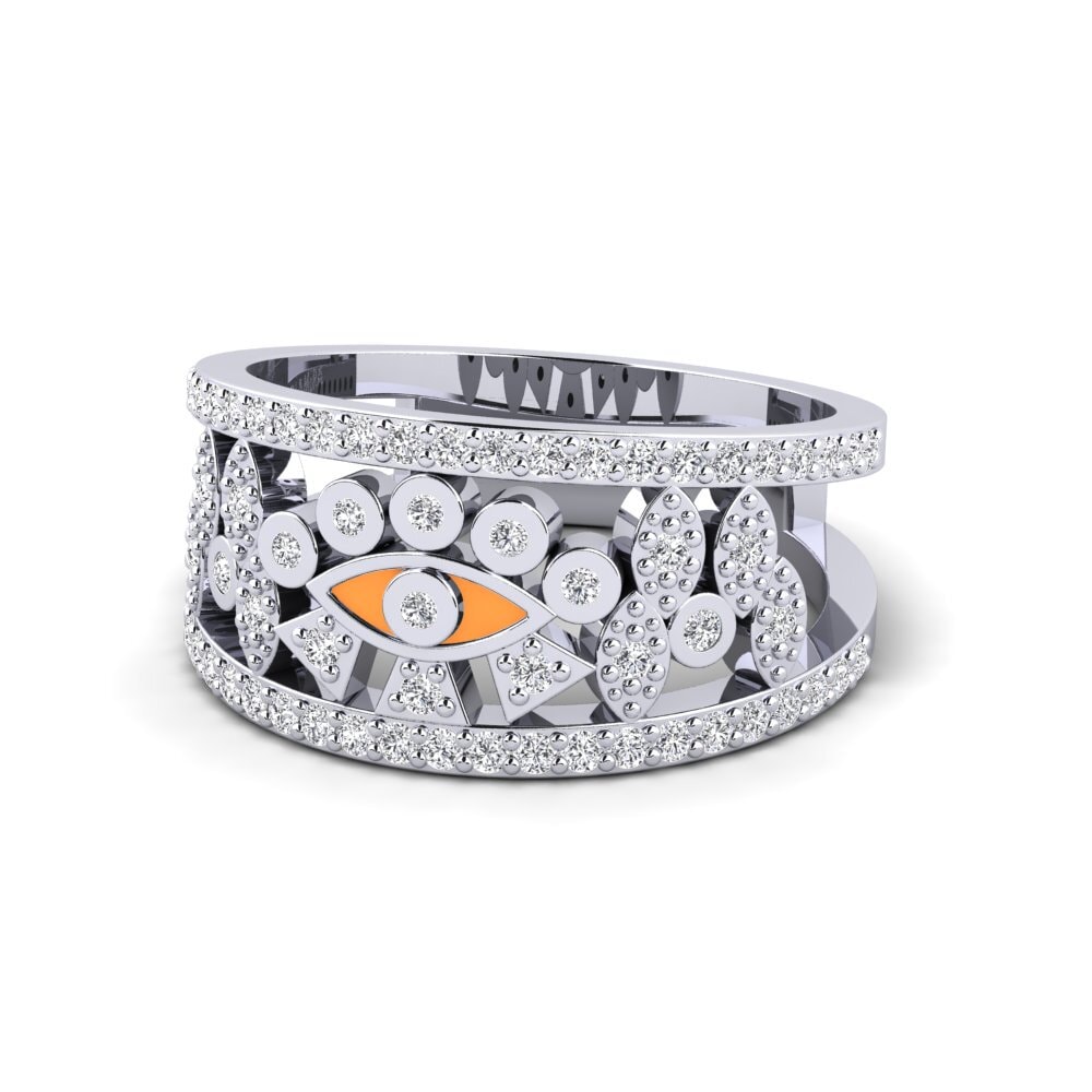 14ct White Gold Ring Arinna