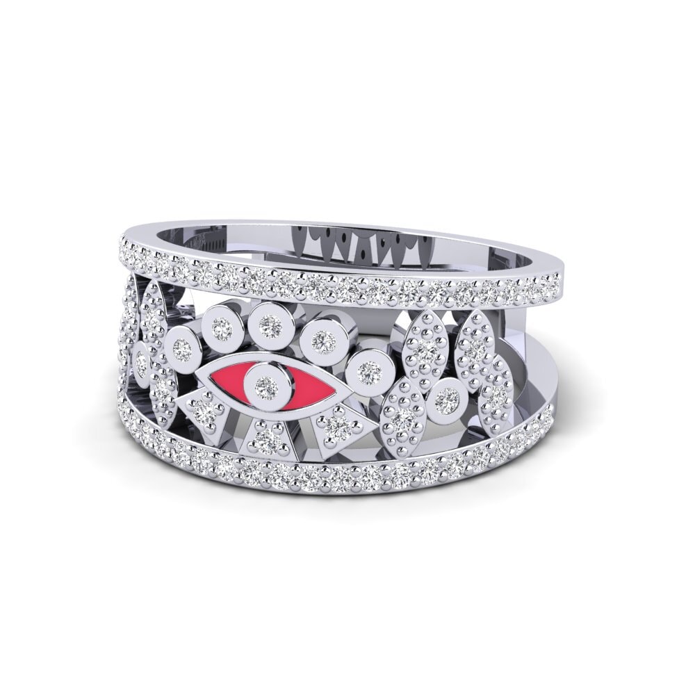 14ct White Gold Ring Arinna