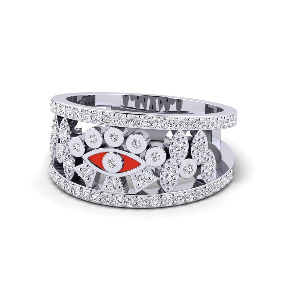 Weißgold 375 Ring Arinna