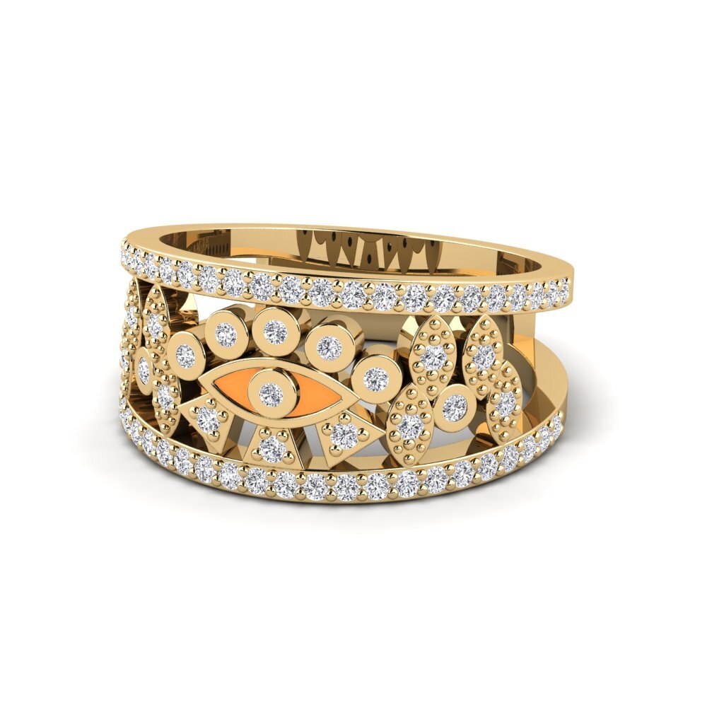 14ct Yellow Gold Ring Arinna