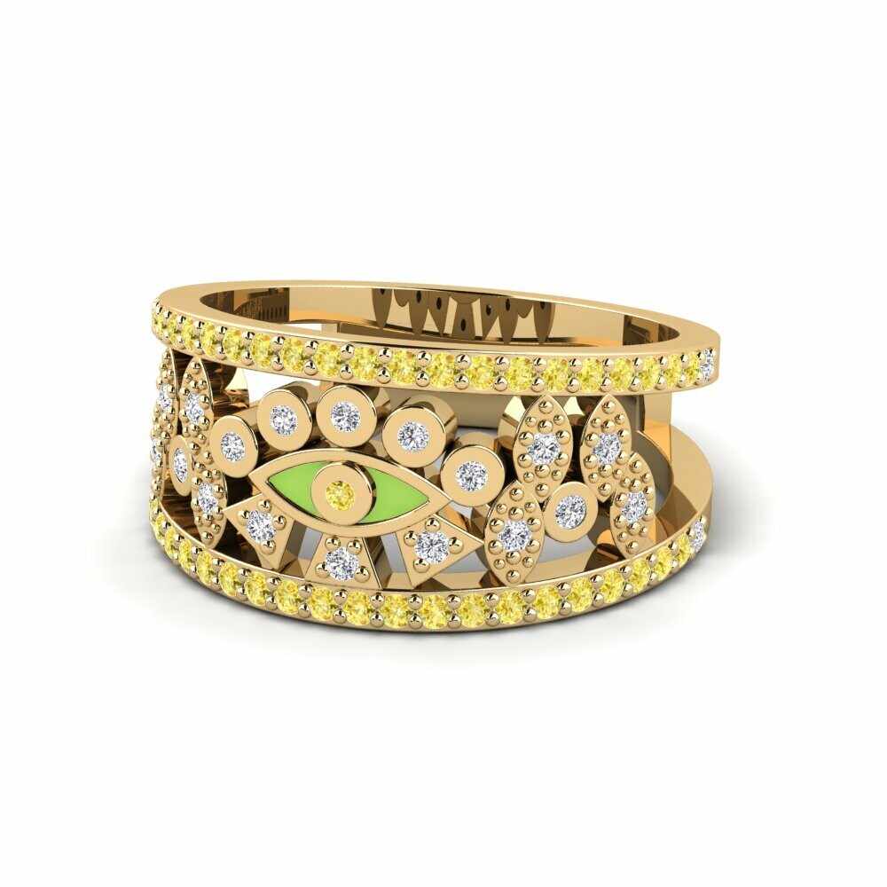 Saphir Jaune Bague Arinna