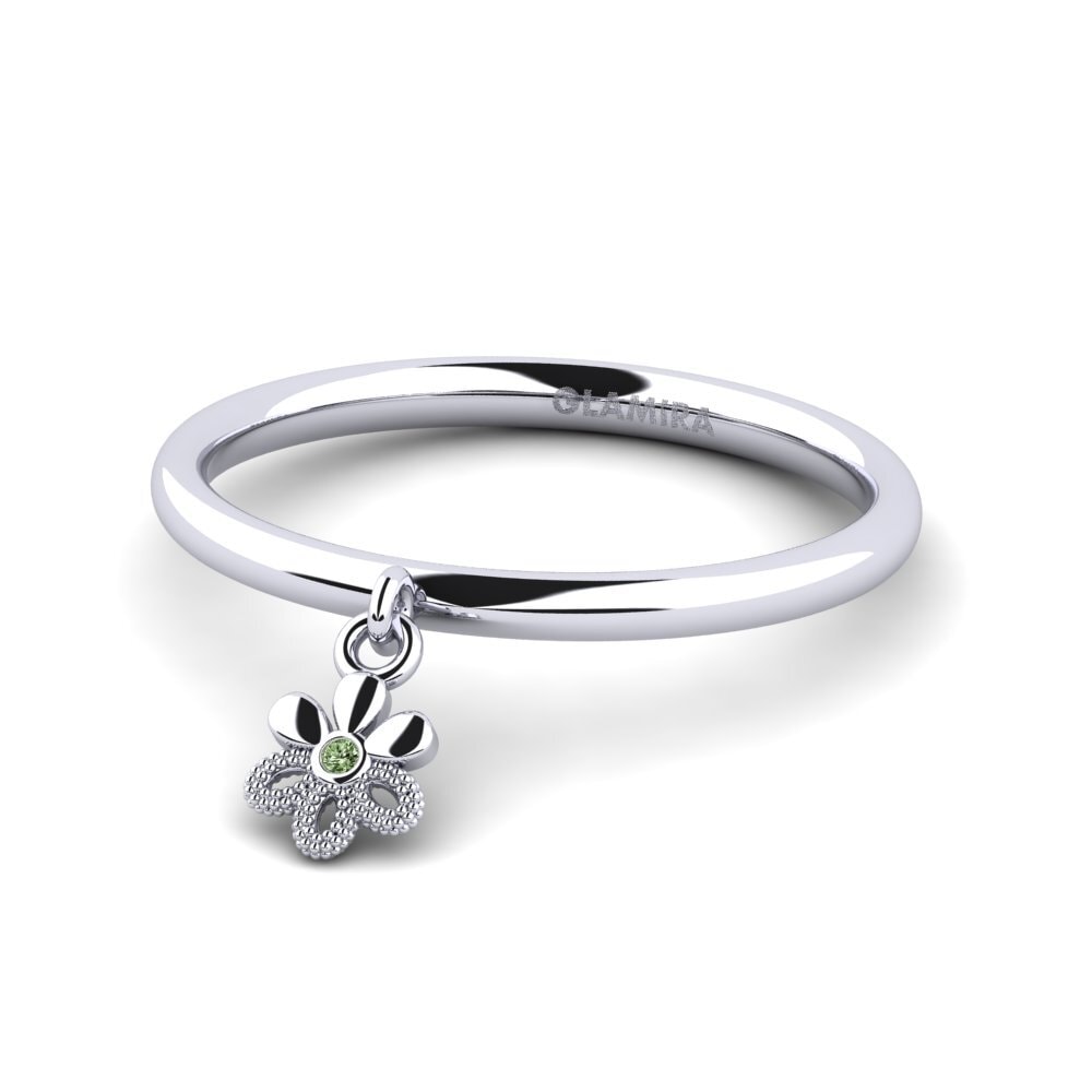Diamante Verde Anillo Arjunana