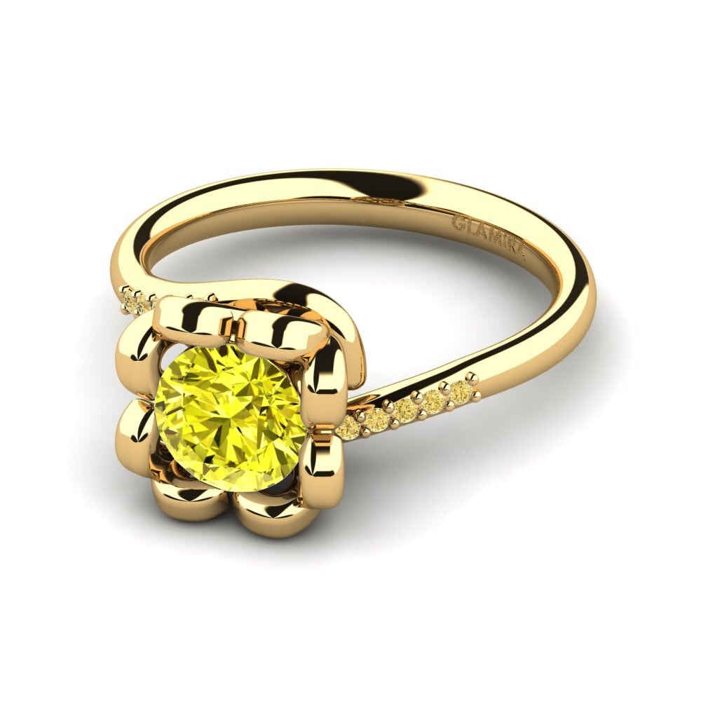 Yellow Diamond Engagement Ring Arliyah
