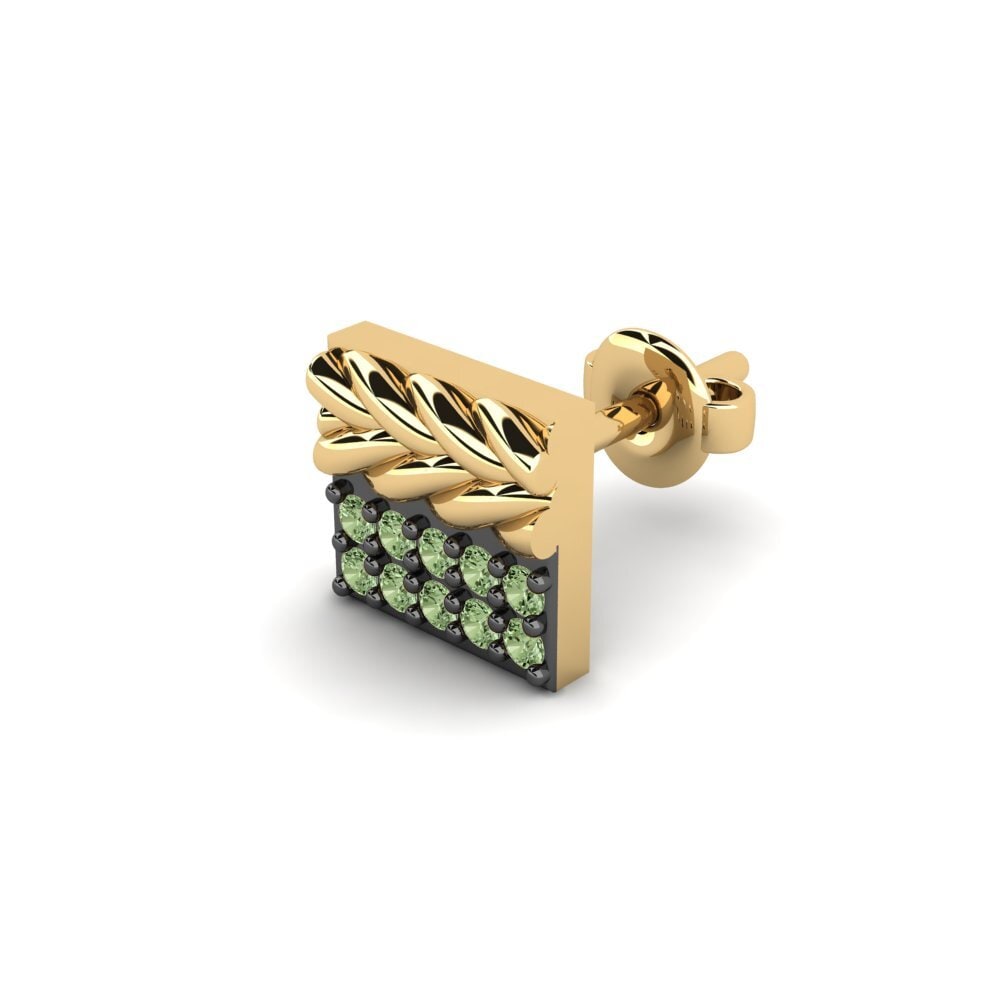 Diamante Verde Pendiente para hombre Armalause