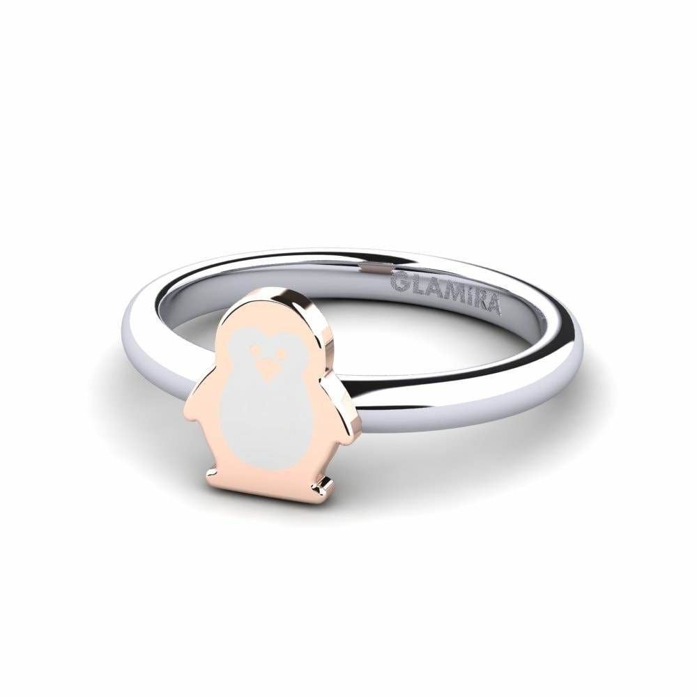 14k White & Rose Gold Kid's Ring Armindaj