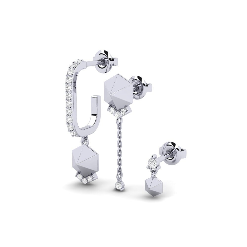 Paladio 950 Pendiente de mujer Aroaro - SET