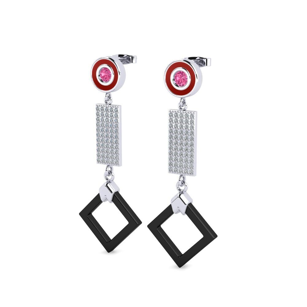 Pink Tourmaline Women's Earring Aronni