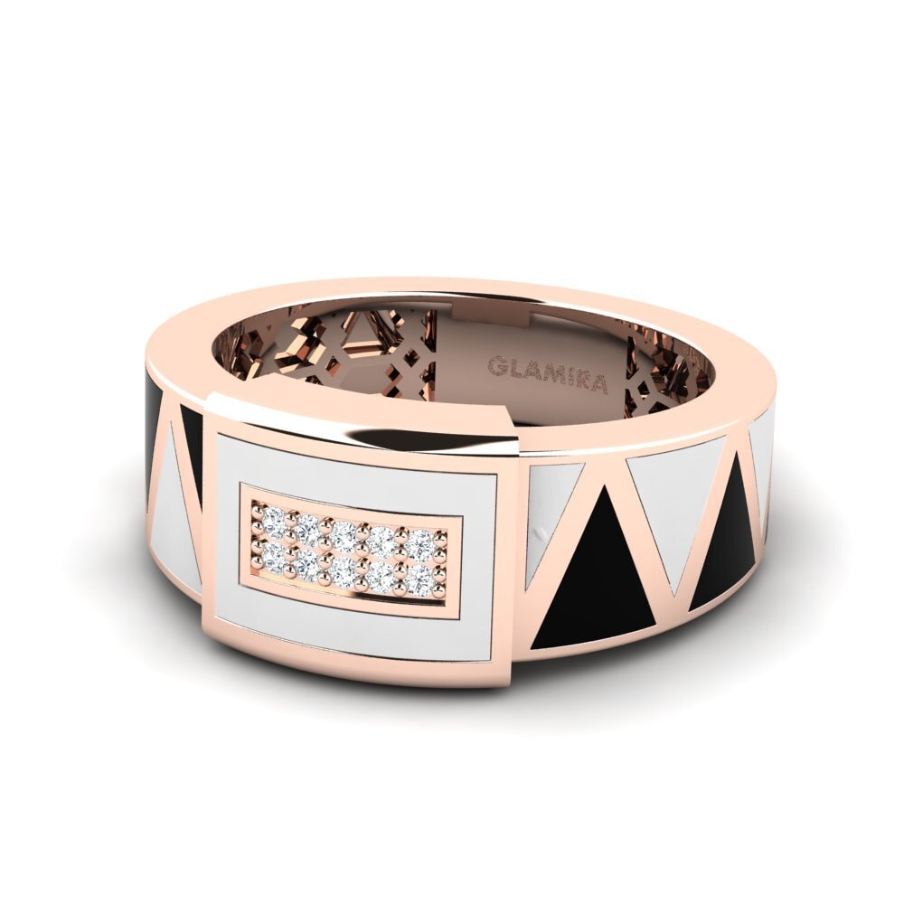 Rotgold 375 Ring Arqam