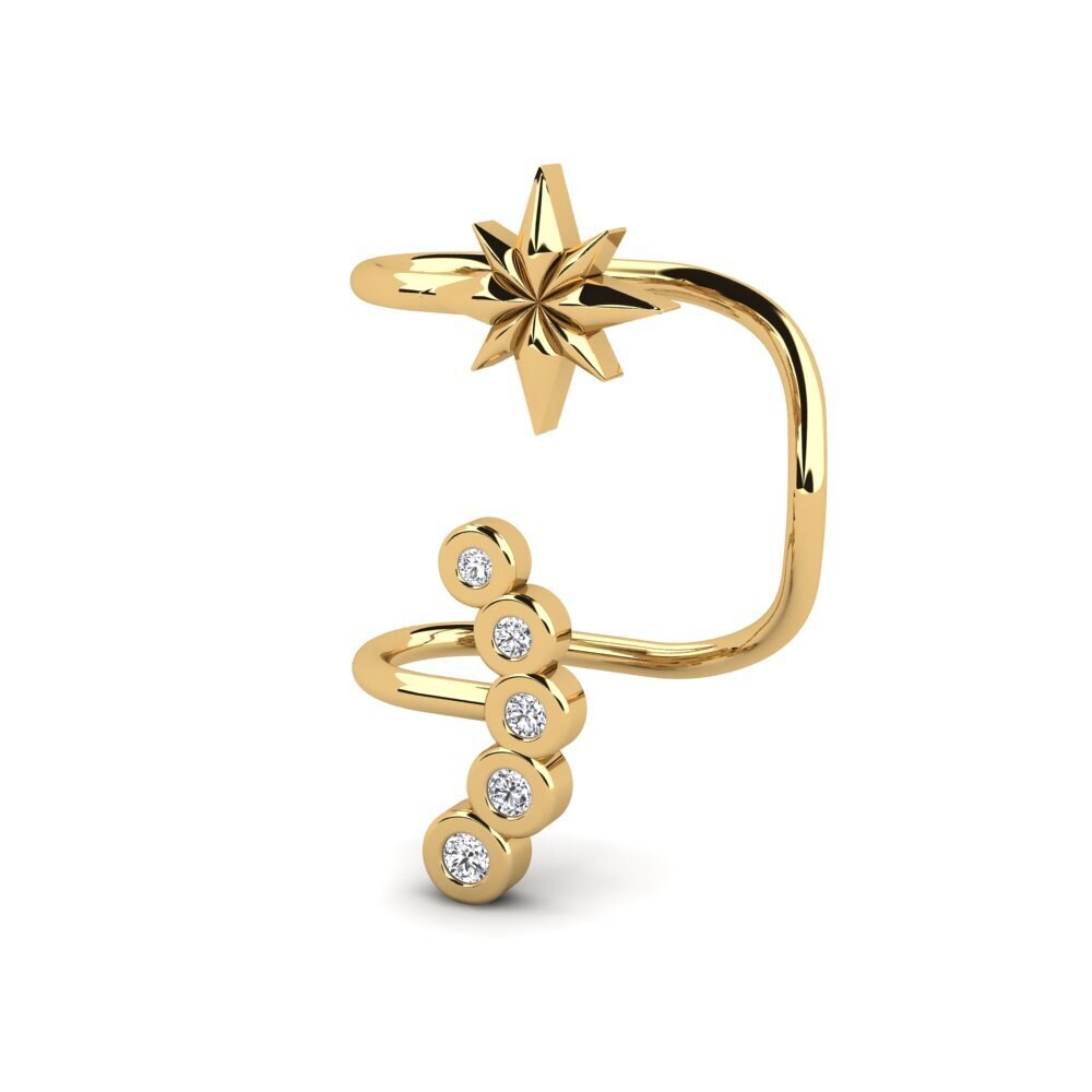 Oro Giallo 750 Orecchino da donna Arredondos