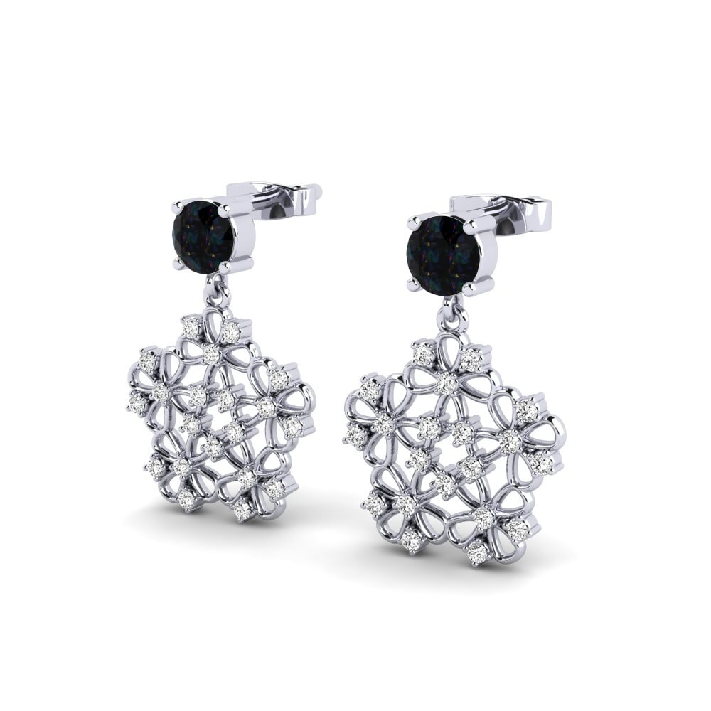 Black Opal Women's Earring Arret