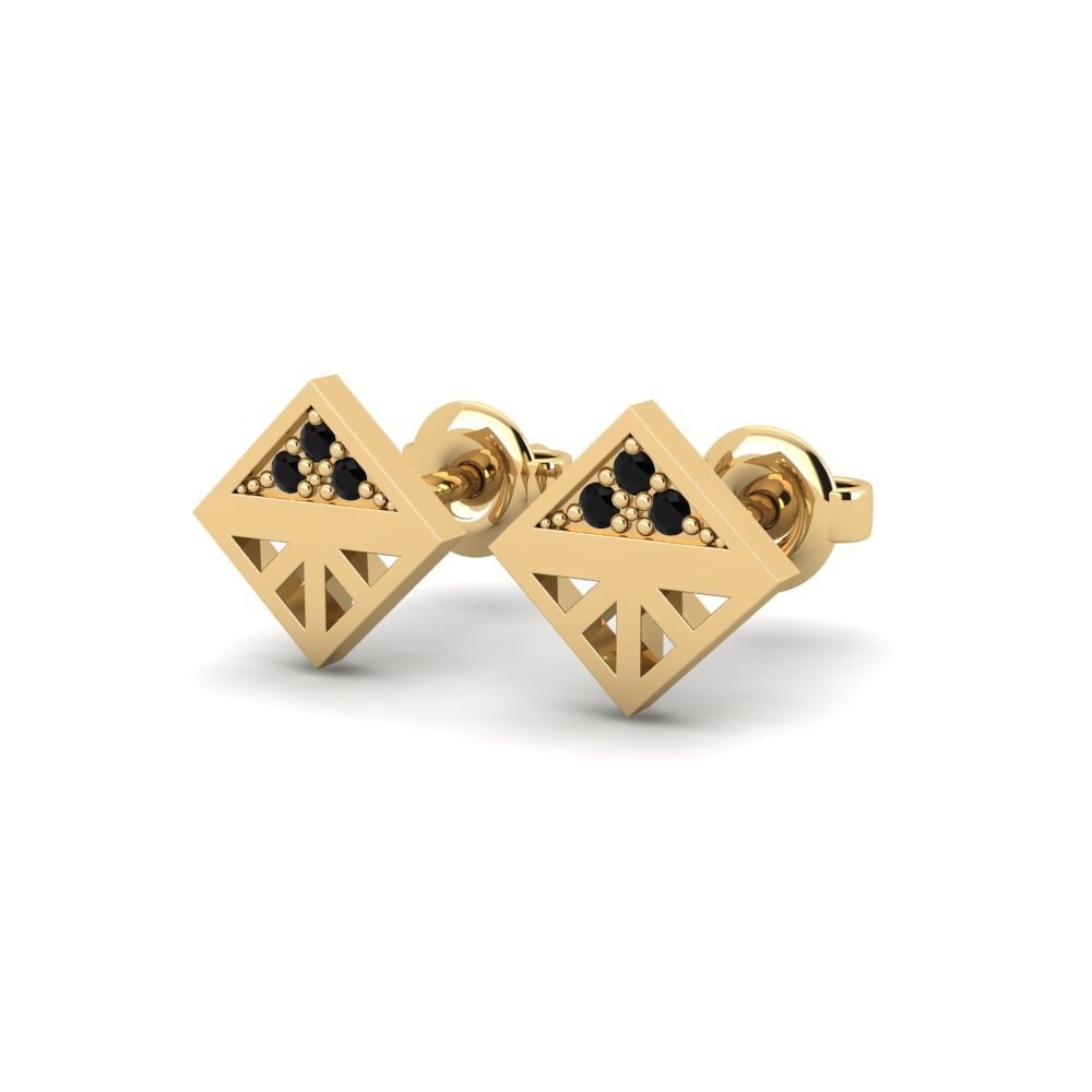 Schwarzer Diamant Damen ohrring Arrogance