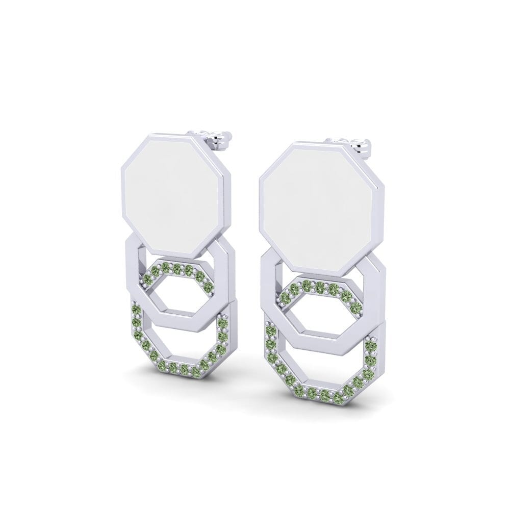 Diamante Verde Pendiente de mujer Arroyo
