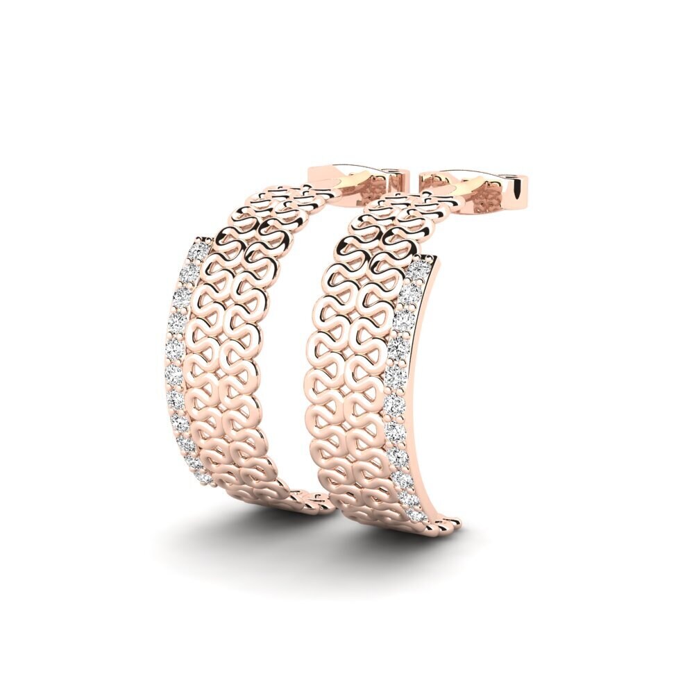 Đá Moissanite Bông tai nữ Arsen