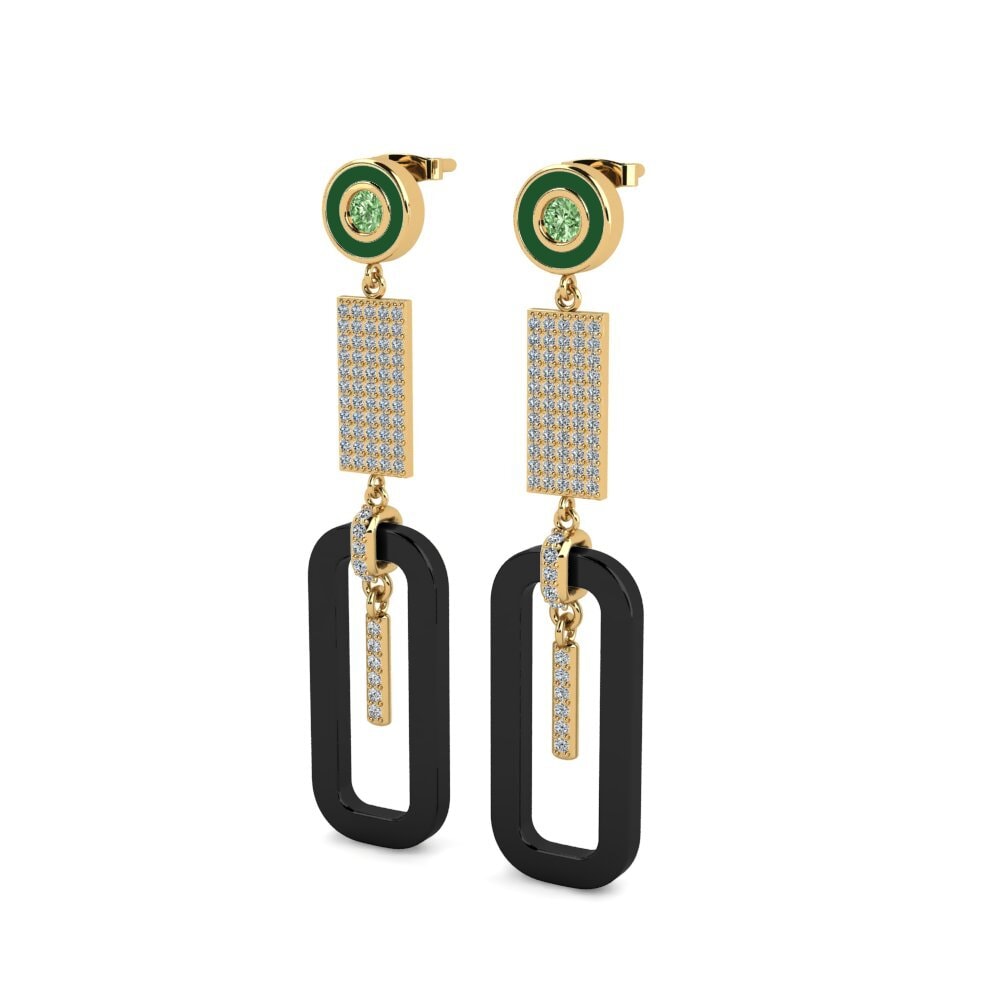 Diamante Verde Pendiente de mujer Artan