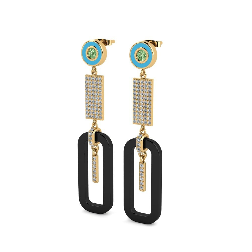 Diamante Verde Pendiente de mujer Artan
