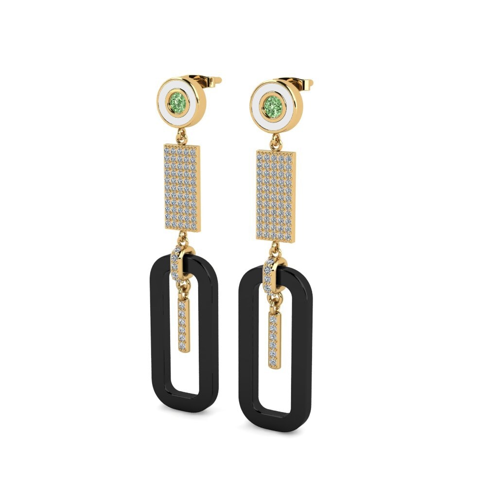 Diamante Verde Pendiente de mujer Artan