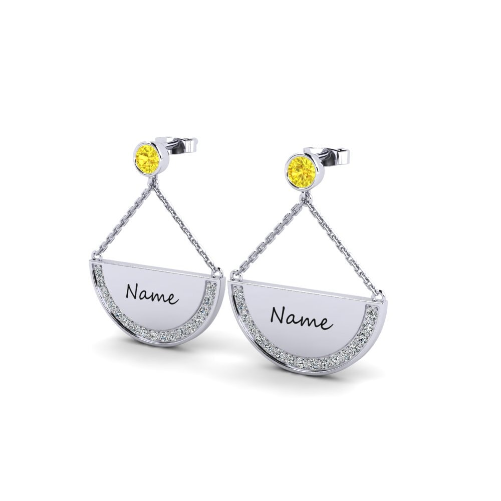 Yellow Sapphire Women's Earring Artiese
