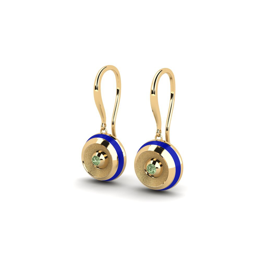Diamante Verde Orecchino da donna Asabiyer