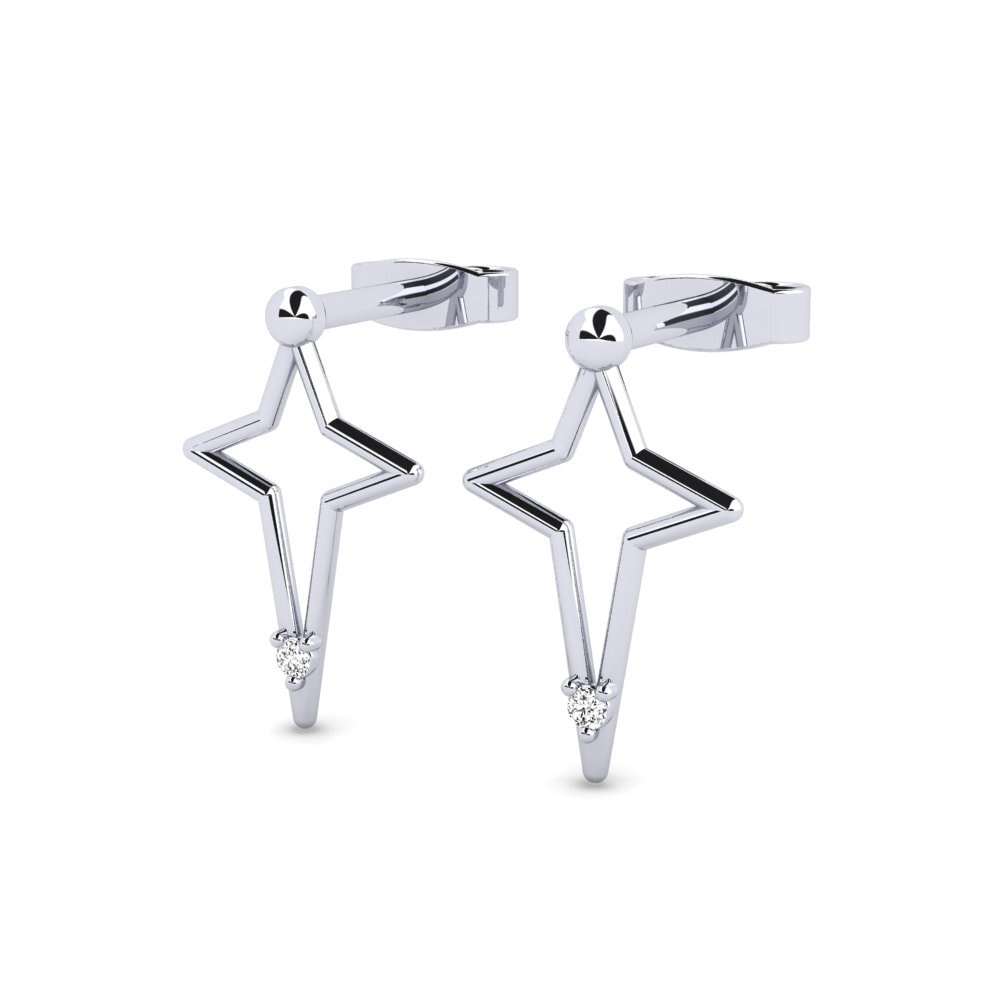 Moissanite Women's Earring Asbition
