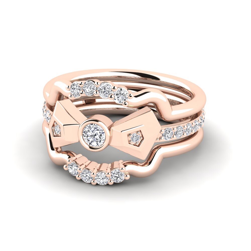 Diamant Ring Asci SET