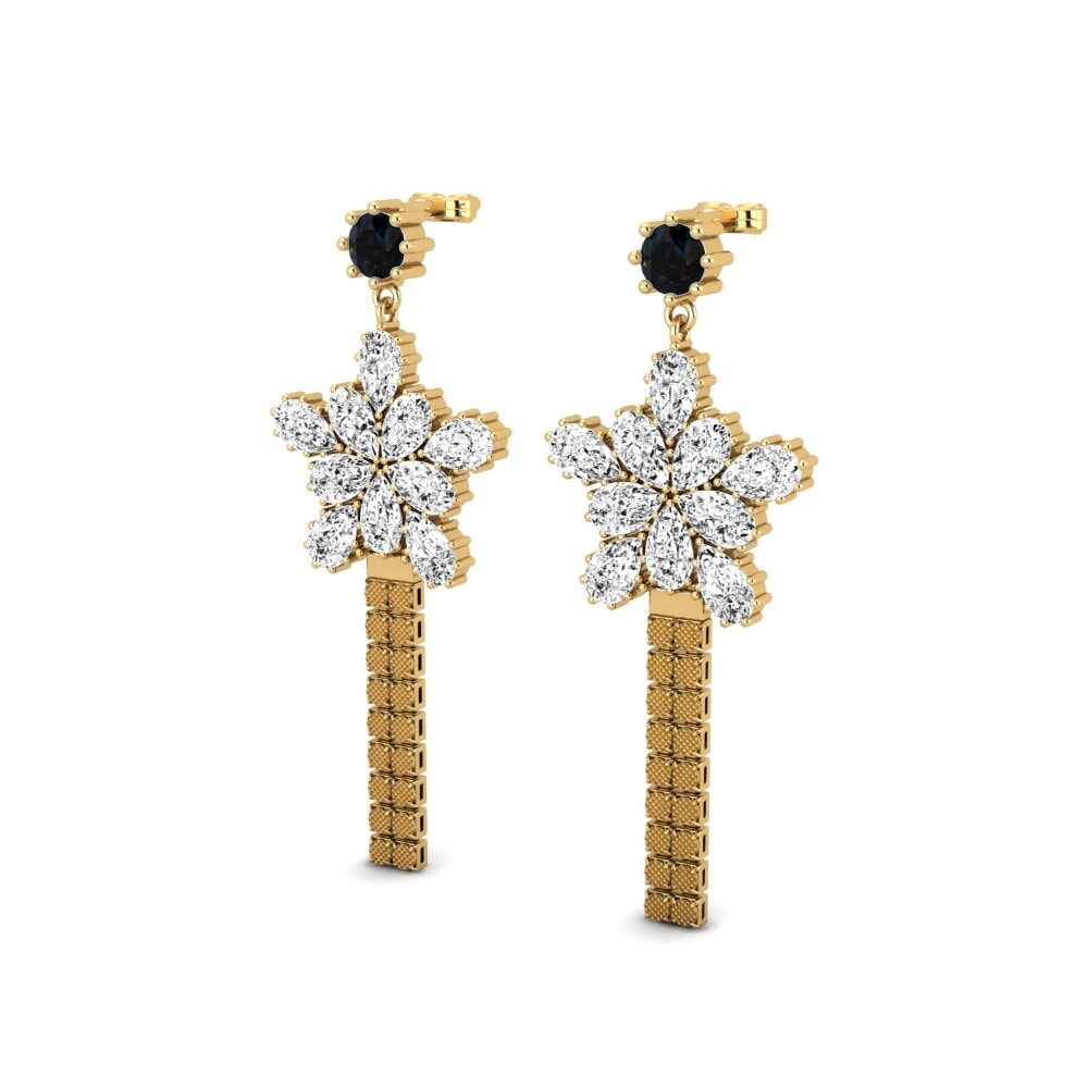 Black Opal Women's Earring Aseema