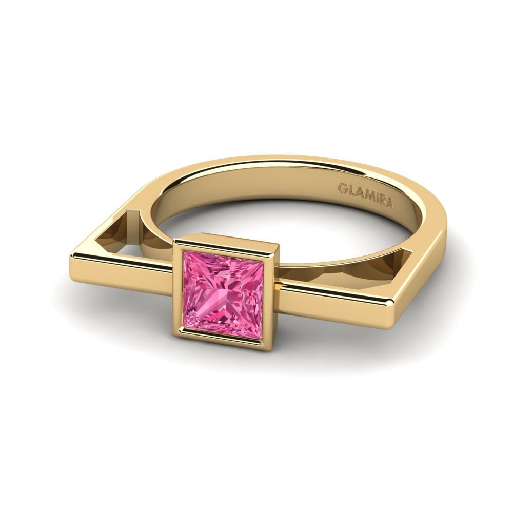 Princesa Turmalina rosa Anillo Asgerd